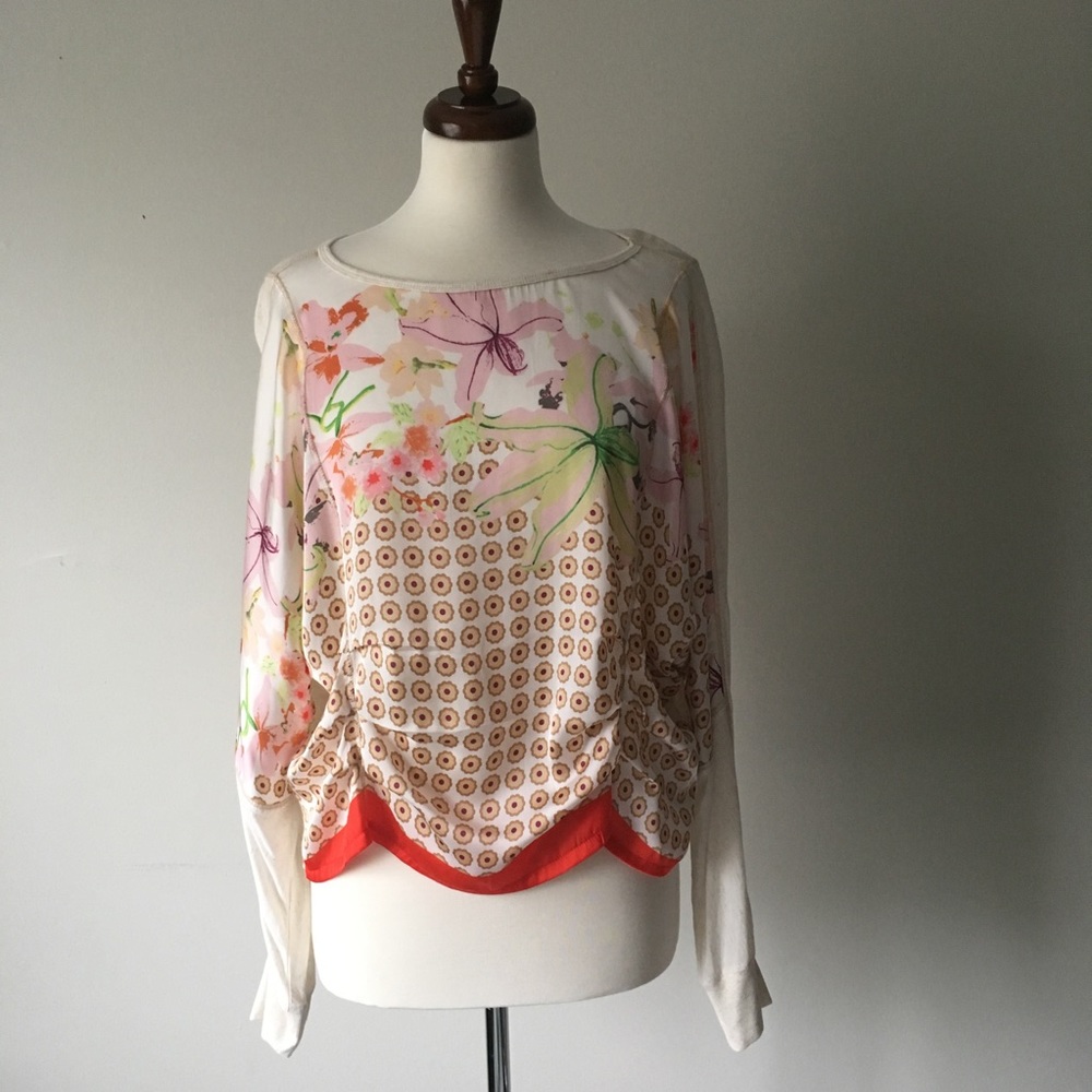 NWT TINY DOLMAN LONG SLEEVE TOP